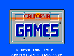 California Games Title Screen